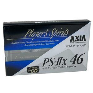 Retro Japanese Blank Audio Cassette Tape Axia Player‎ Spirits PS-IIx 46